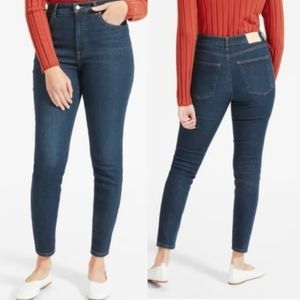 Everlane The High Rise Skinny Jean Size 30 Regular in Dark Wash Denim